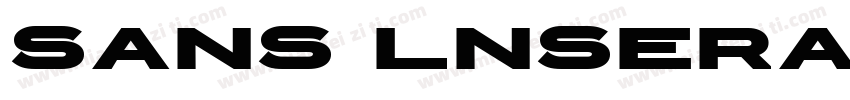 sans lnserat字体转换